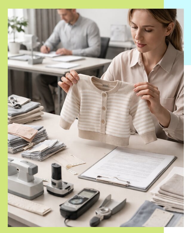 Сертификация детской одежды и текстильных изделий в Губахе