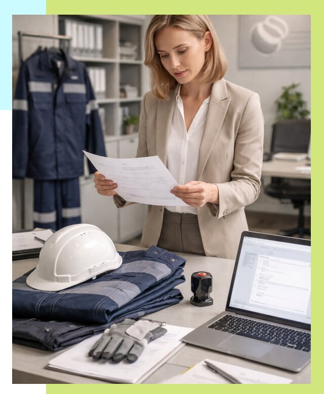 Сертификация спецодежды в Губахе от 7256 р. | Алешин-Гбх