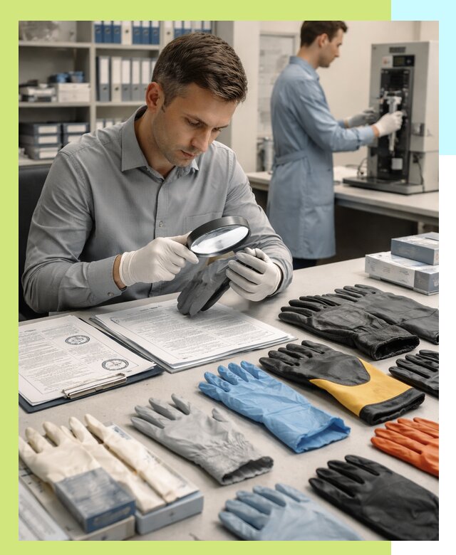 Сертификация перчаток и средств защиты продукции в Губахе