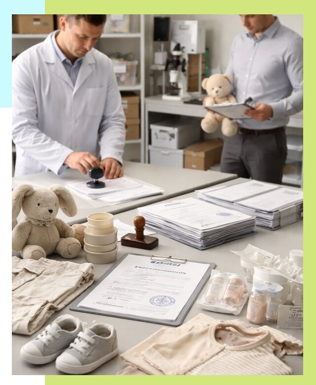 Сертификация детских товаров в Губахе от 15549 р. | Алешин-Гбх