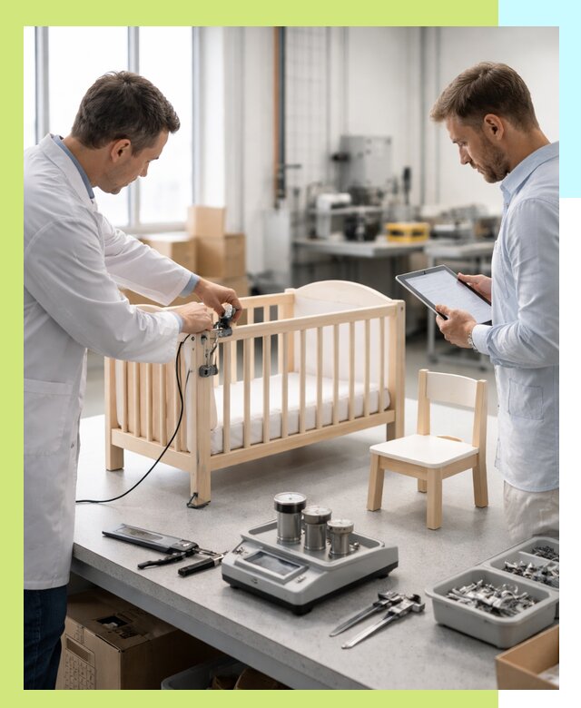 Сертификация детской мебели и проверка безопасности в Губахе