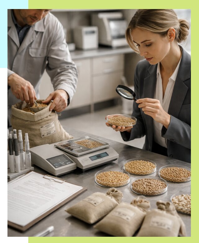 Сертификация зерна в Губахе по цене от 15549 р. | Алешин-Гбх