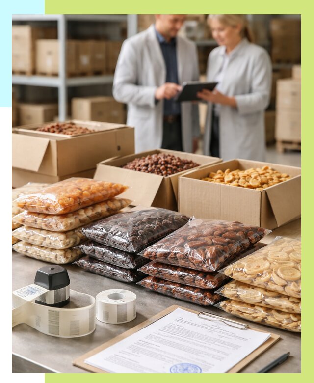 Сертификация сухофруктов в Губахе от 12439 р. | Алешин-Гбх под ключ