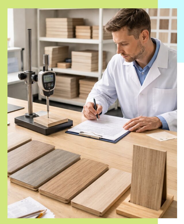 Сертификация ламината с испытаниями и оформлением документов в Губахе