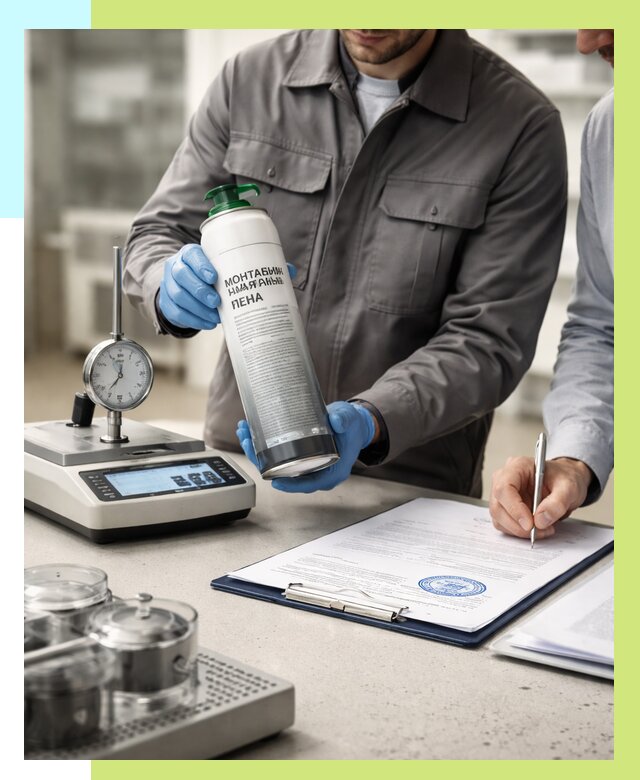 Сертификация монтажной пены в Губахе от 15549 р. | Алешин-Гбх