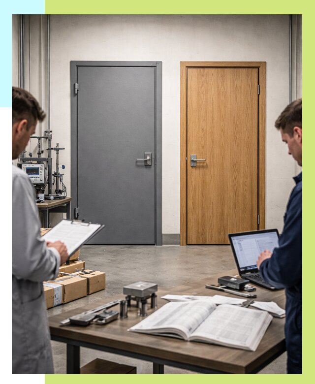 Сертификация дверей в Губахе от 8293 р. под ключ | Алешин-Гбх