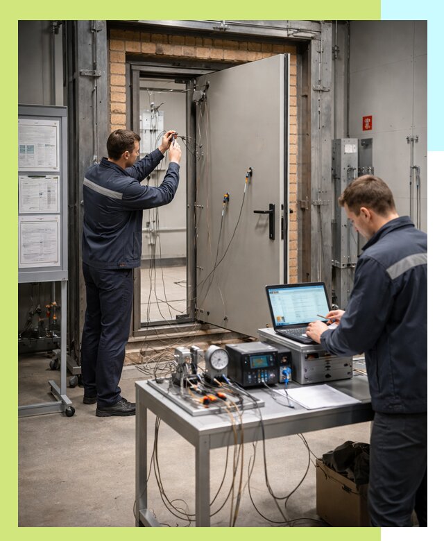 Сертификация противопожарных дверей в Губахе по ГОСТ и ТР