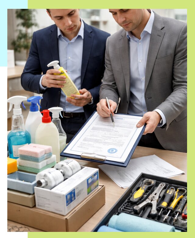 Сертификация хозяйственных товаров в Губахе, от 18659 р. |Алешин-Гбх