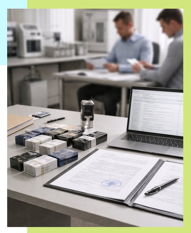 Сертификация сигарет под ключ в Губахе от 46647 р. | Алешин-Гбх