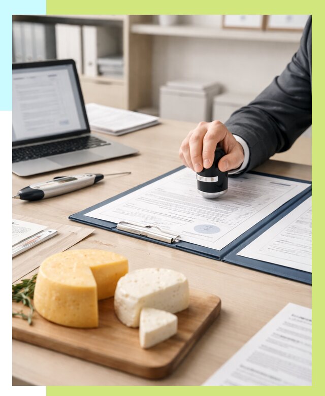 Сертификация сыров в Губахе от 15549 р | Сертификат на сыр Алешин-Гбх