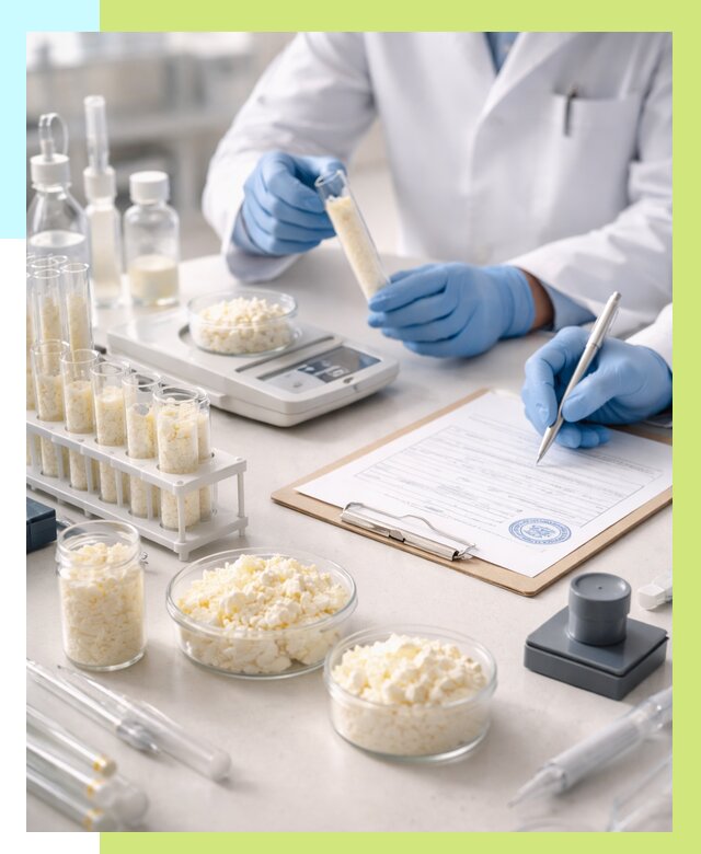 Сертификация творога в Губахе от 12439 р. под ключ | Алешин-Гбх