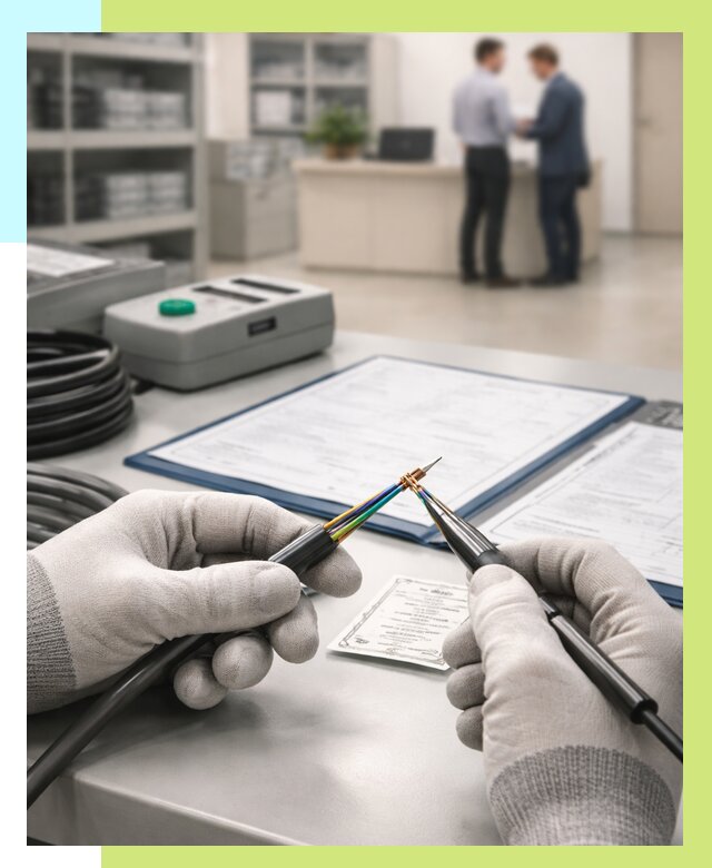 Сертификация провода в Губахе от 18659 р. в Алешин-Гбх