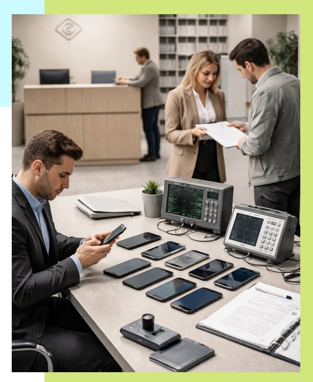 Сертификация телефонов в Губахе от 25915 р. под ключ | Алешин-Гбх