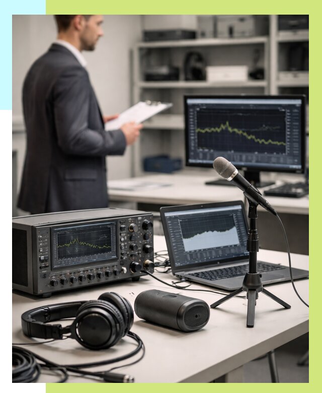 Сертификация аудиотехники в Губахе от 15549 р., Алешин-Гбх