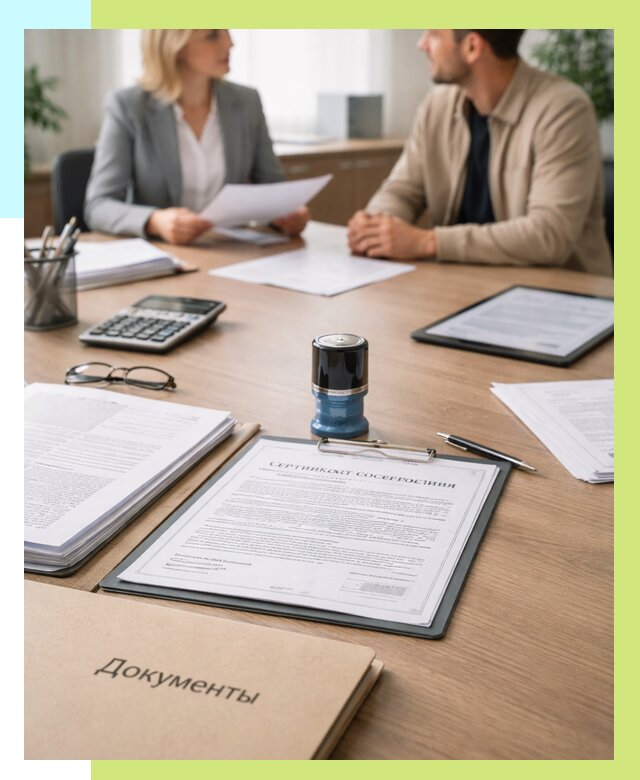 Сертификат соответствия на продукцию в Губахе от 15549 р.|Алешин-Гбх