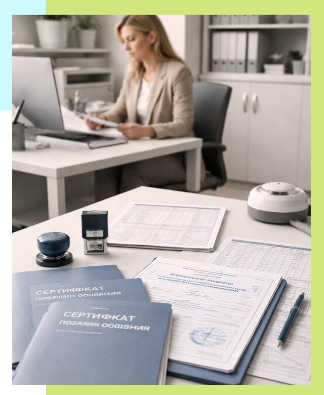 Сертификаты пожарной безопасности в Губахе от 15549 р. | Алешин-Гбх