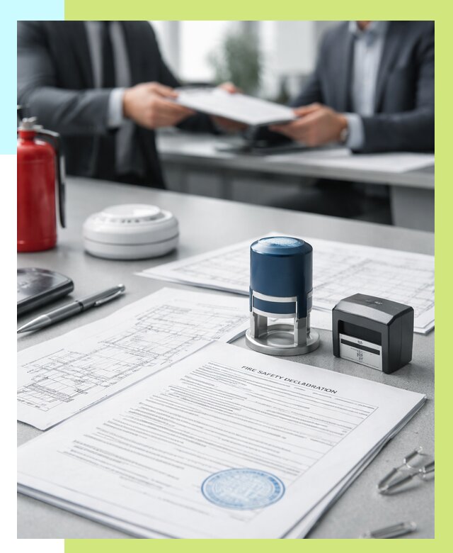 Декларация пожарной безопасности в Губахе от 8293 р. | Алешин-Гбх