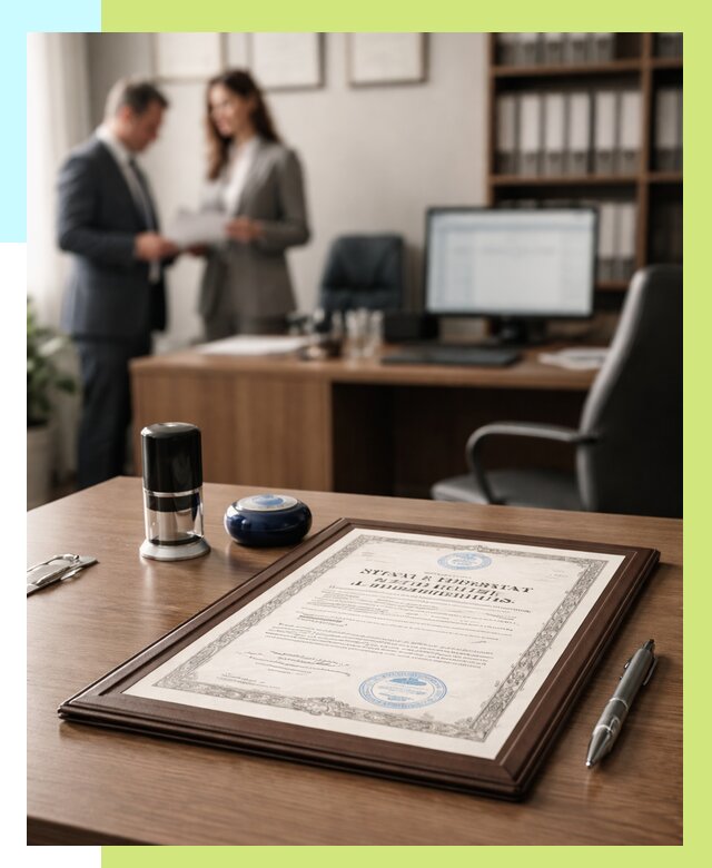 Свидетельство о регистрации продукции в Губахе от 9329 р.|Алешин-Гбх