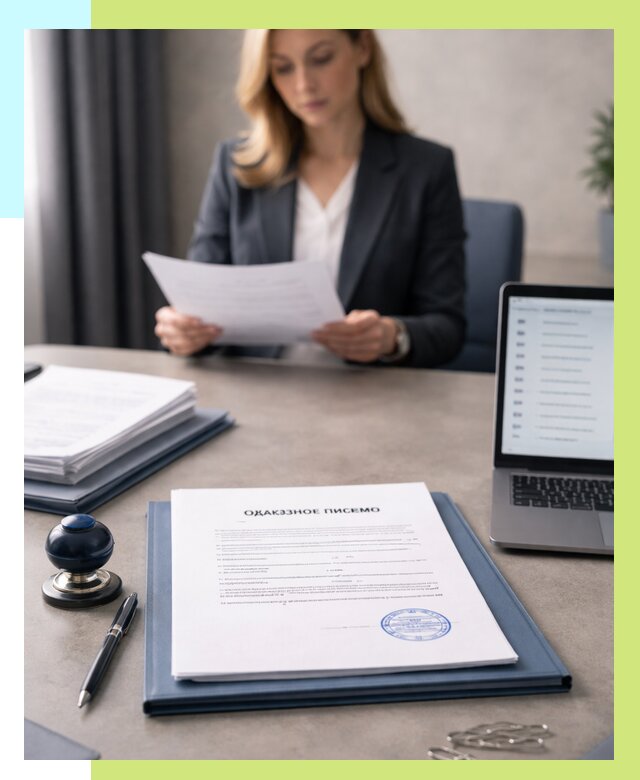 Отказное письмо для маркетплейсов в Губахе от 2592 р., Алешин-Гбх