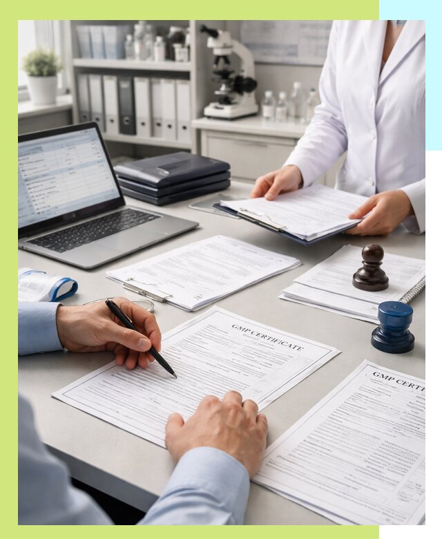 Оформление сертификата GMP в Губахе для фармпроизводства