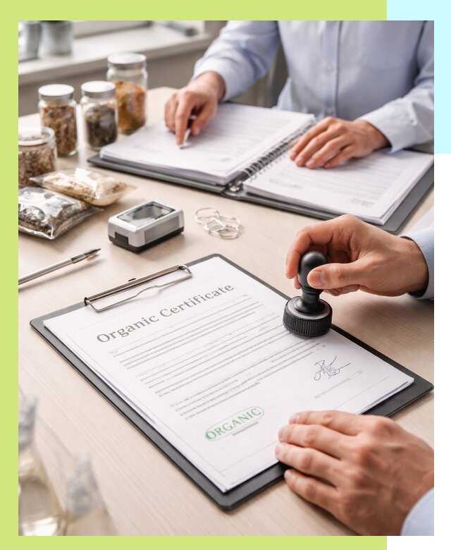 Получение органик сертификата для продукции в Губахе