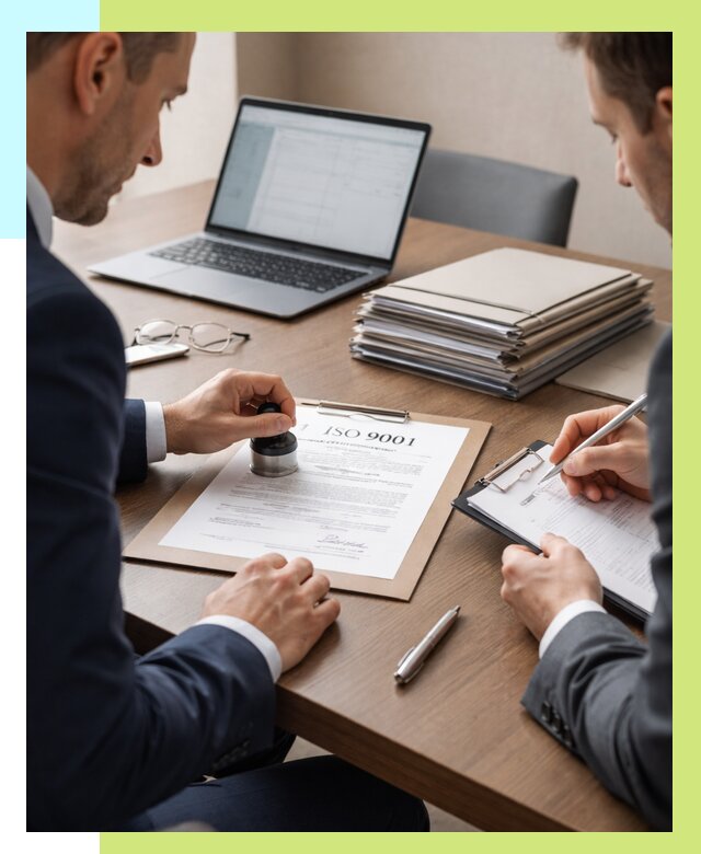 Сертификат ISO 9001 в Губахе купить от 82928 р. | Алешин-Гбх