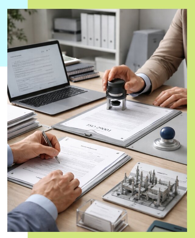 Сертификат ISO 29001 в Губахе под ключ от 77745 р. | Алешин-Гбх