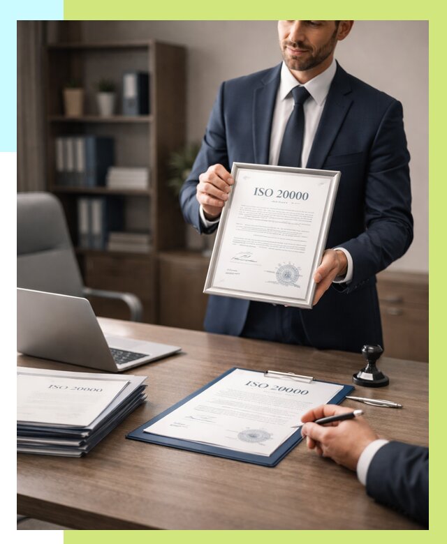 Сертификат ISO 20000 в Губахе под ключ от 124392 р., Алешин-Гбх